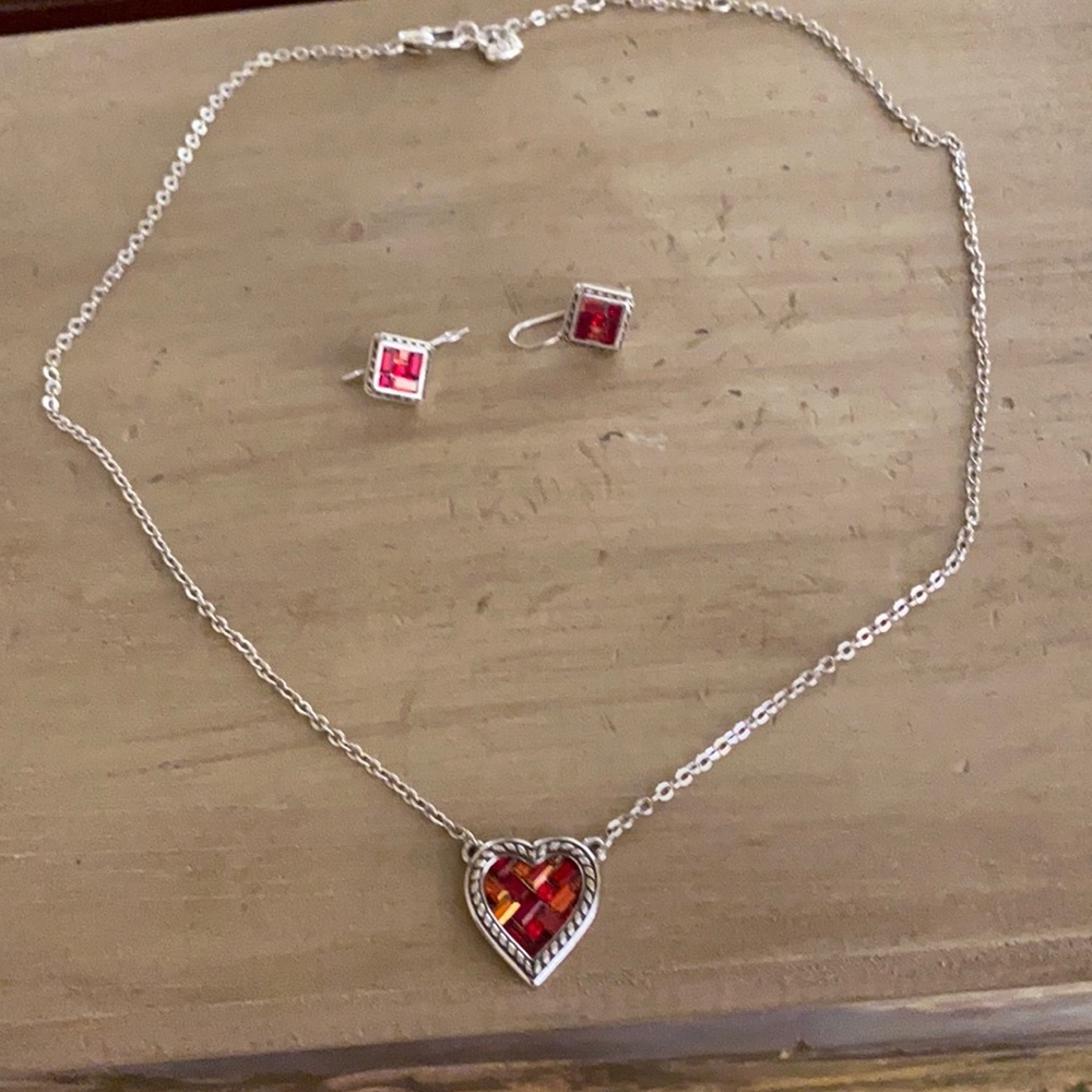 Brighton necklace and earrings